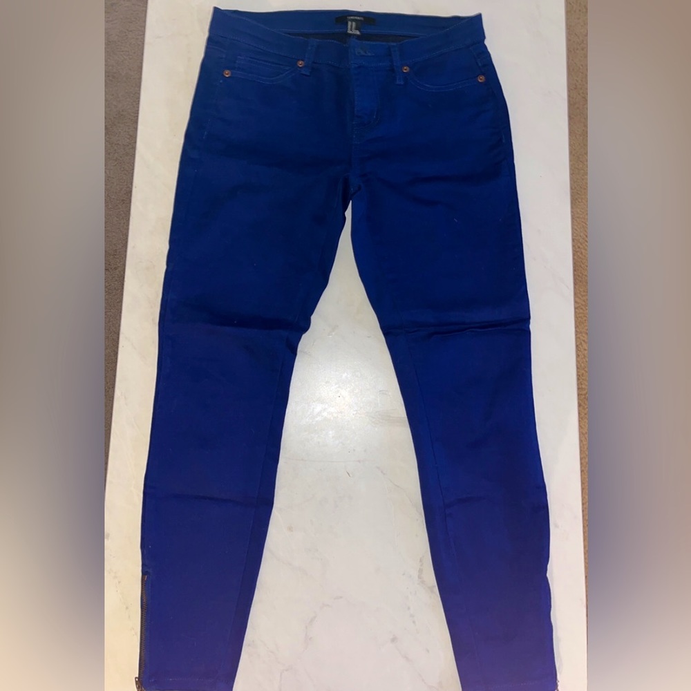Dark Blue Skinny Forver 21 Pants